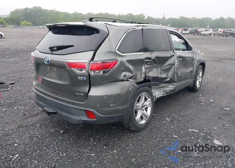 2016 Toyota Highlander Hybrid Limited Platinum V6 from USA, damaged, VIN 5TDDCRFH7GS014866